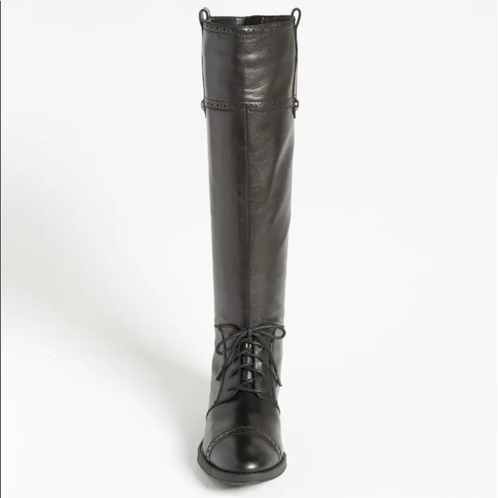 SAM EDELMAN PERRON black leather tall boots Sz 10